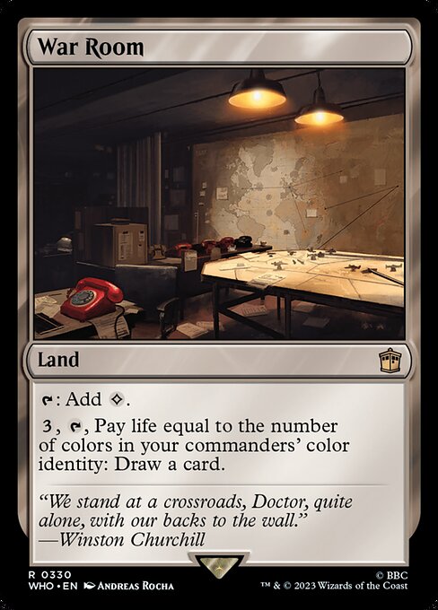 WHO: War Room (Foil)