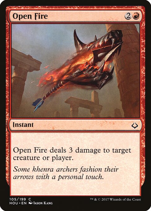HOU: Open Fire