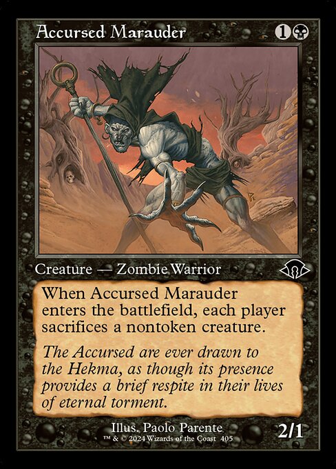 MH3: Accursed Marauder (Retro Frame) (Foil)