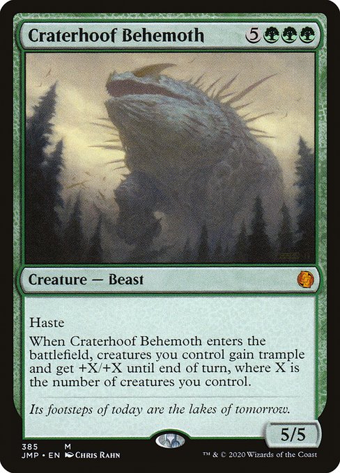 JMP: Craterhoof Behemoth