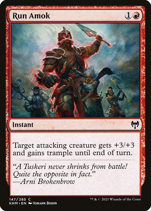 KHM: Run Amok (Foil)