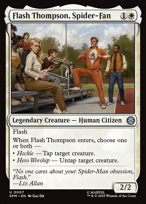 SPM: Flash Thompson, Spider-Fan