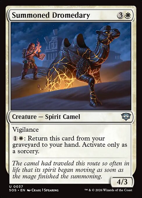 SOS: Summoned Dromedary
