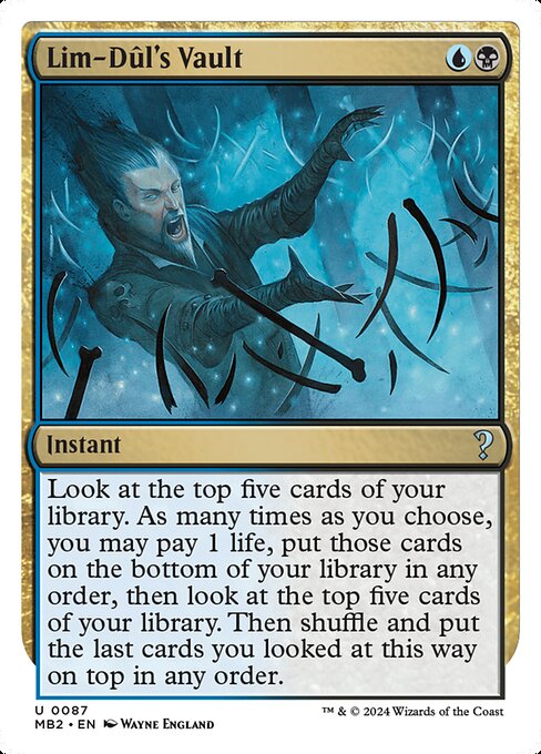 MB2: Lim-Dul's Vault (White Border)