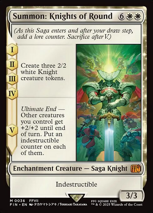 FIN: Summon: Knights of Round (Foil)
