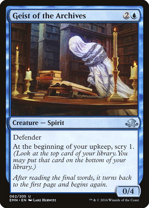EMN: Geist of the Archives