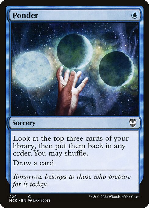 NCC: Ponder
