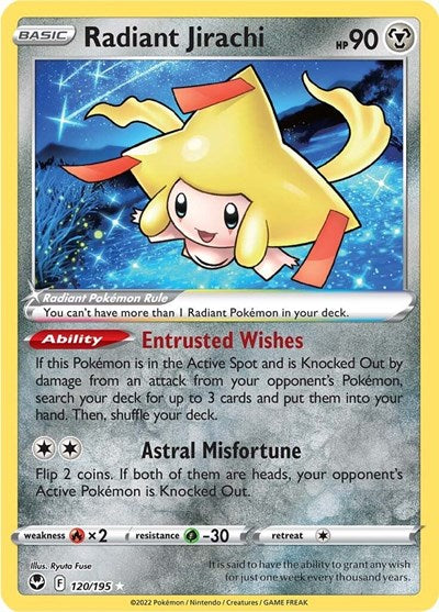 SWSH12: Radiant Jirachi (Holofoil)
