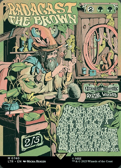 LTR: Radagast the Brown (Borderless Poster) (Foil)