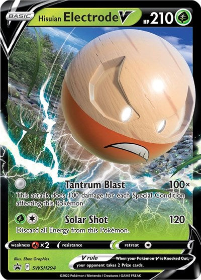 SWSD: Hisuian Electrode V - SWSH294 (Holofoil)