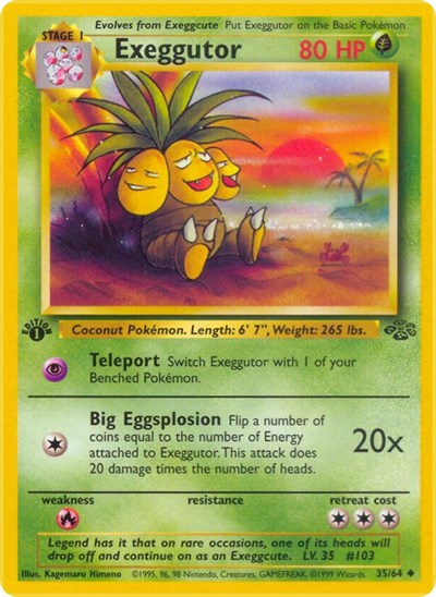 JU: Exeggutor (1st Edition)