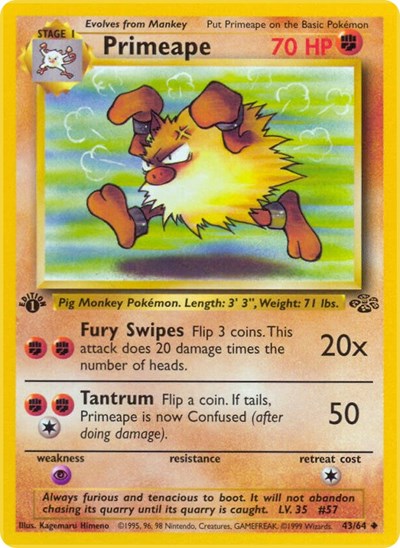 JU: Primeape (1st Edition)