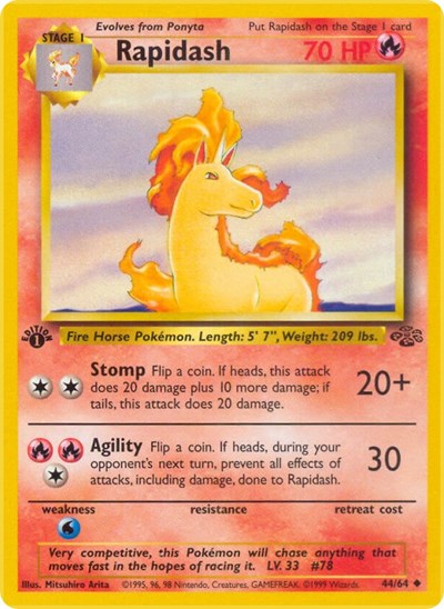 JU: Rapidash (1st Edition)