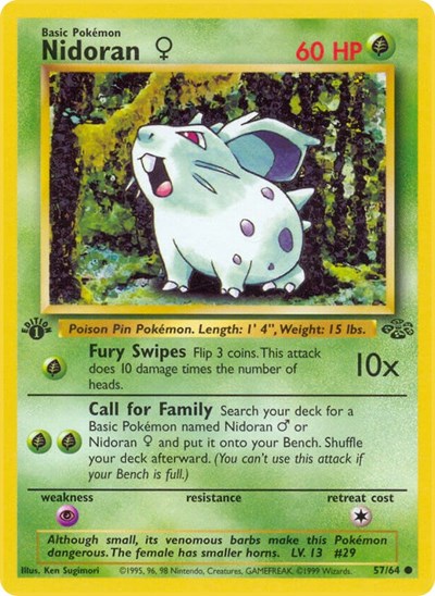 JU: Nidoran F (1st Edition)