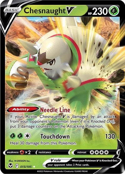 SWSH12: Chesnaught V (Holofoil)
