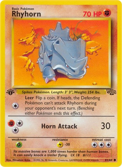 JU: Rhyhorn (1st Edition)
