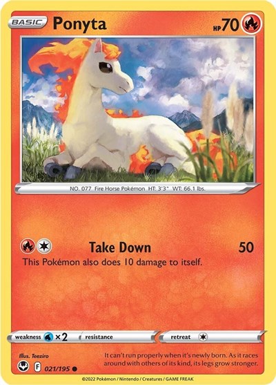 SWSH12: Ponyta (Reverse Holofoil)