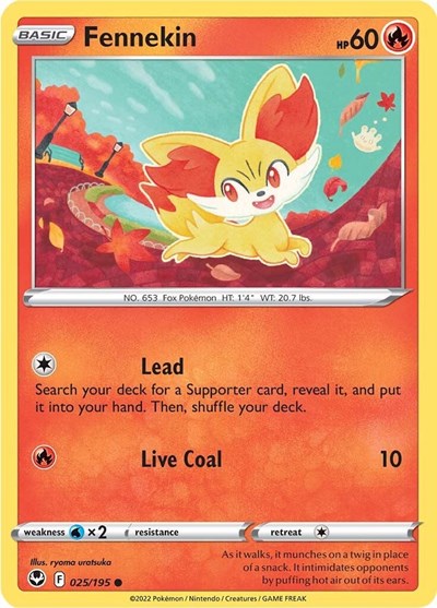 SWSH12: Fennekin (Reverse Holofoil)