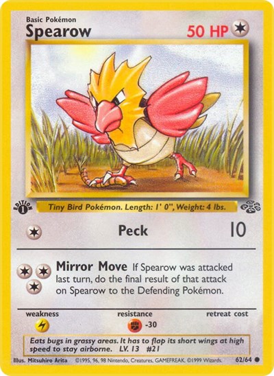 JU: Spearow (1st Edition)