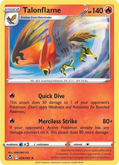 SWSH12: Talonflame (Reverse Holofoil)