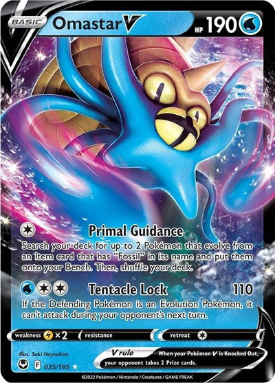 SWSH12: Omastar V (Holofoil)