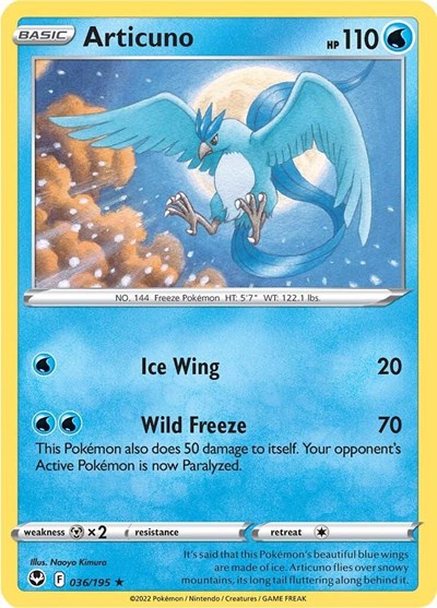 SWSH12: Articuno (Reverse Holofoil)