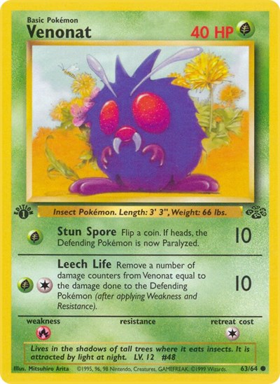 JU: Venonat (1st Edition)
