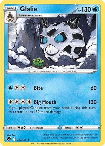 SWSH12: Glalie (Reverse Holofoil)