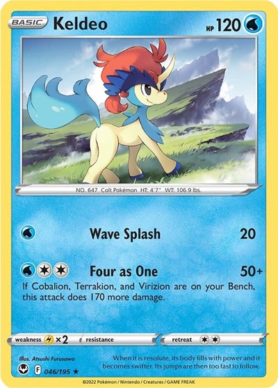 SWSH12: Keldeo (Reverse Holofoil)