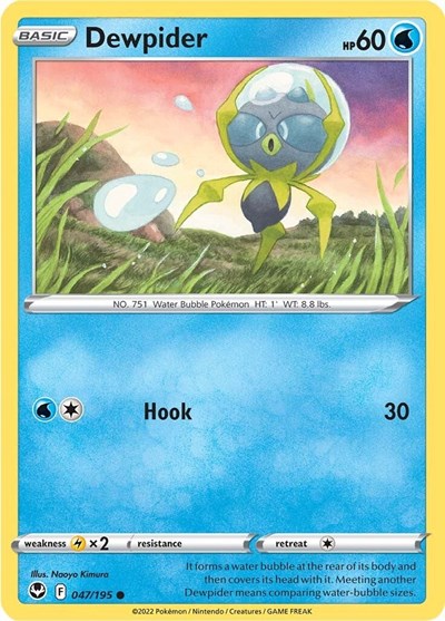 SWSH12: Dewpider (Reverse Holofoil)