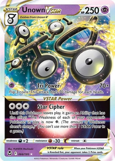 SWSH12: Unown VSTAR (Holofoil)
