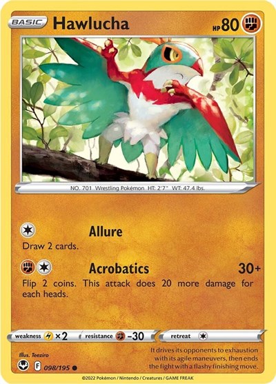 SWSH12: Hawlucha (Reverse Holofoil)