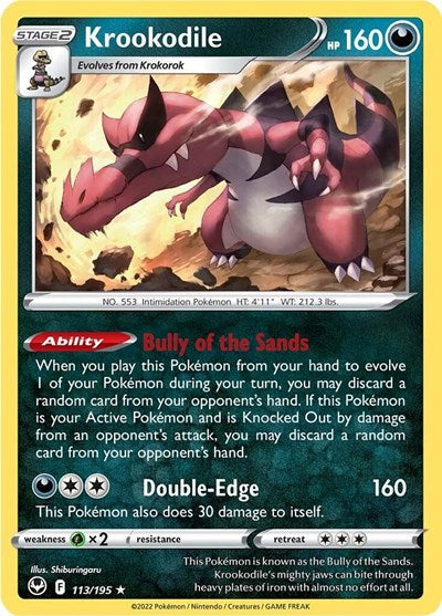 SWSH12: Krookodile (Reverse Holofoil)