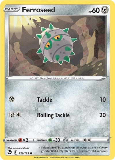 SWSH12: Ferroseed (Reverse Holofoil)