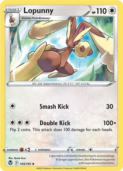 SWSH12: Lopunny (Reverse Holofoil)