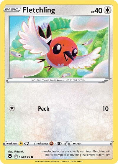 SWSH12: Fletchling (Reverse Holofoil)