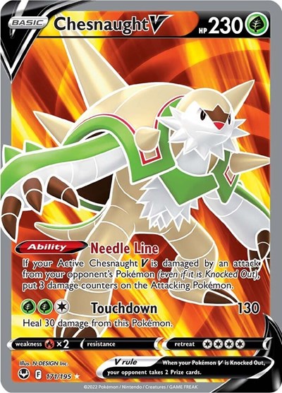 SWSH12: Chesnaught V (Full Art) (Holofoil)