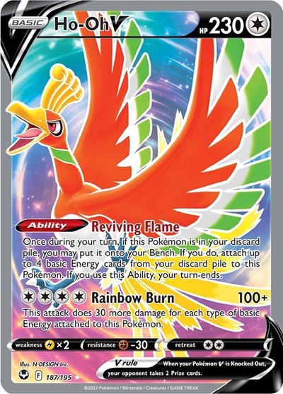SWSH12: Ho-Oh V (Full Art) (Holofoil)