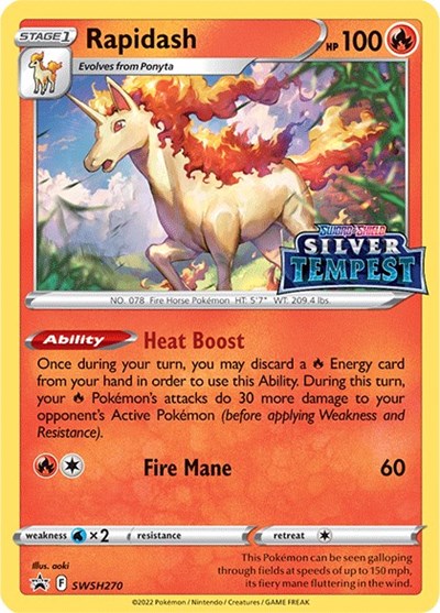 SWSD: Rapidash - SWSH270 (Prerelease) (Holofoil)