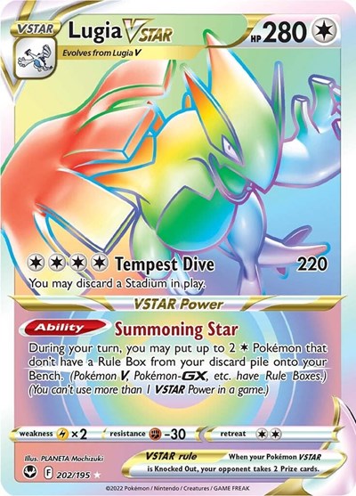 SWSH12: Lugia VSTAR (Secret) (202) (Holofoil)