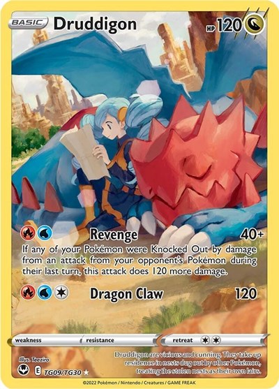 SWSH12: TG: Druddigon (Holofoil)