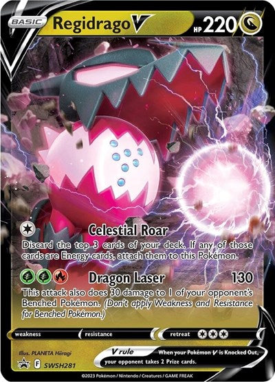 SWSD: Regidrago V - SWSH281 (Holofoil)