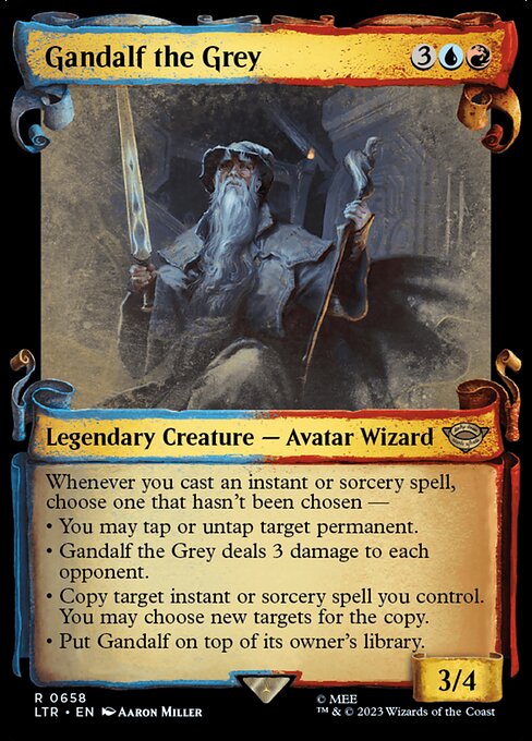 LTR: Gandalf the Grey (Showcase Scrolls) (Foil)