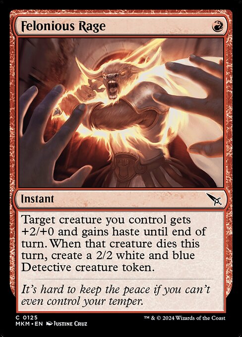 MKM: Felonious Rage (Foil)