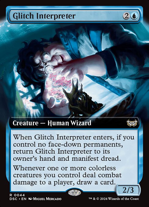 DSC: Glitch Interpreter (Extended Art) (Foil)
