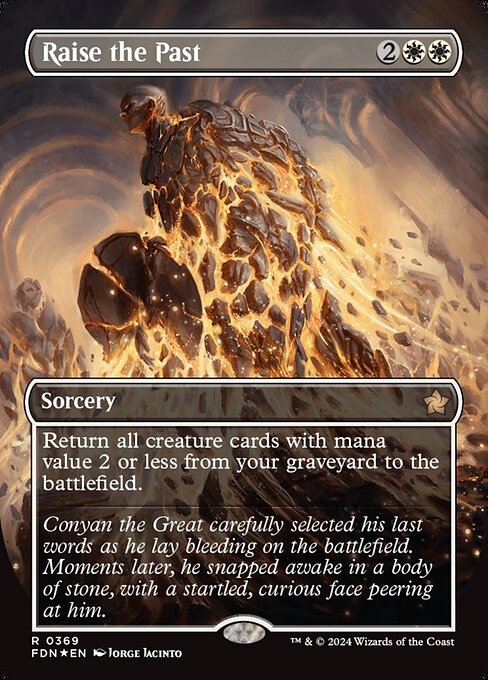 FDN: Raise the Past (Borderless) (Mana Foil)