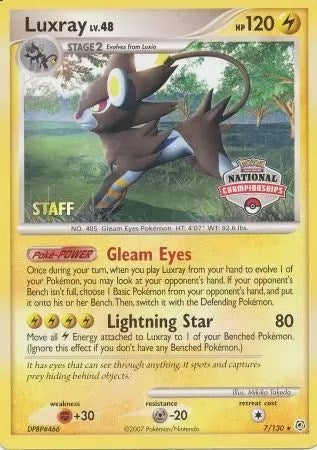 PR: Luxray - 7/130 (National Championships) [Staff]