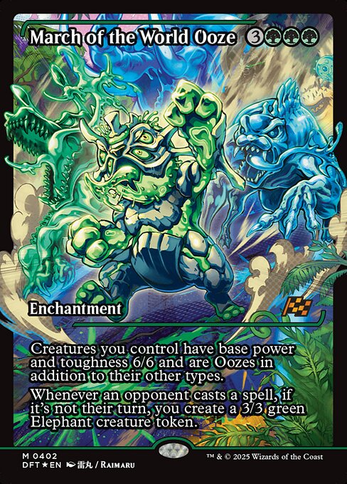 DFT: March of the World Ooze (Showcase) (Foil)