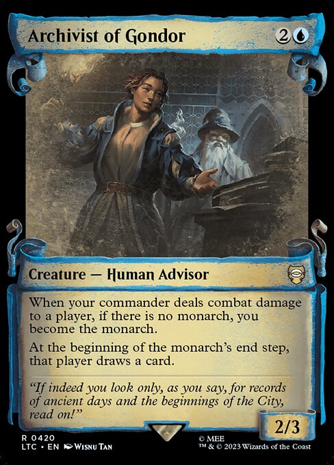LTC: Archivist of Gondor (Showcase Scrolls)