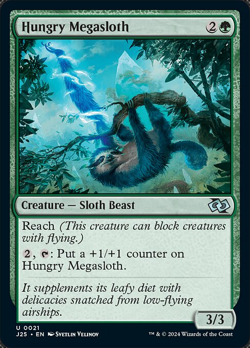 J25: Hungry Megasloth (Foil)